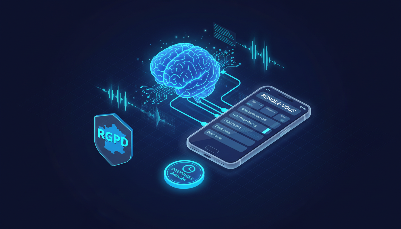 Assistant téléphonique IA Maia Solution disponible 24h/24 pour les PME